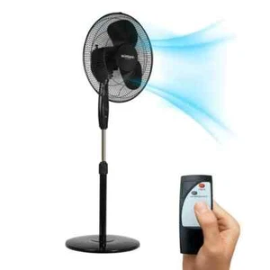 Ventilatore a Piantana - Bianco Con Telecomando 50w - Foto 1 di 4
