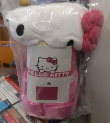 Coperta in Pile con Cappuccio Hello Kitty (cm 120x150) NUOVA SIGILLATA - Immagine 1 di 2