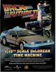 2009 DeLorean Time Machine Car Toy PRINT AD ART - BACK TO THE FUTURE PART II