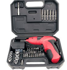 Destornillador atornillador inalambrico bateria recargable 44 puntas 4,8V DC