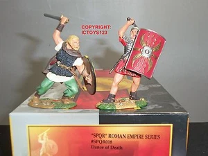 CONTE SPQR018 ROMAN EMPIRE LEGIONAIRE + BARBARIAN DANCE OF DEATH TOY SOLDIER SET - Picture 1 of 1