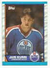 Jari Kurri 1989-90 Topps Card Nm-Mt Condition Edmonton Oilers