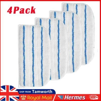 4 Pack For Beldray BEL01097 Detergent Steam Mop Pads Multi Surface Steam Cleaner - Image 1 of 4