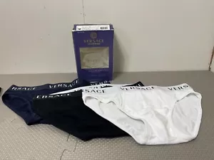 Versace Low Rise Slip Unterwäsche 3er Pack Größe 5 Große L - Bild 1 von 7