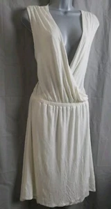 BNWT MARKS AND SPENCER WINTER WHITE BEACHWEAR DRESS SIZE UK 20 - Picture 1 of 5