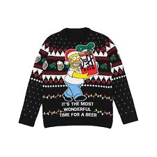The Simpsons Maglione Natale Homer Simpson Uomo (NS7233)