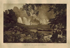 Chutes de Ban Gioc-Haut-Tonkin-Cliché Agence Economique Indochine - Picture 1 of 2