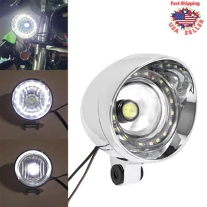 Chrome LED Spot Light Fit for Suzuki Intruder Volusia VS 700 750 800 1400 1500 - Picture 1 of 12