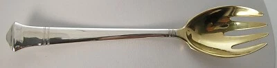 Original Windham Sterling 5-3/4" Vermeil Bowl Individual Ice Cream Cake Fork #2 - Изображение 1 из 4