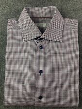 ETON Contemporary Mens 100% Cotton Long Sleeve Dress Shirt Size 41-16 Multicolor