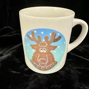 Denny’s Christmas Rein Deer Coffee Mug or Tea Mug - Picture 1 of 10