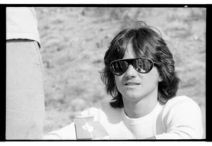 Vintage Negative B&W 35 MM 1 Frame Young Man Teen Boy Sunglasses #262 - Picture 1 of 1