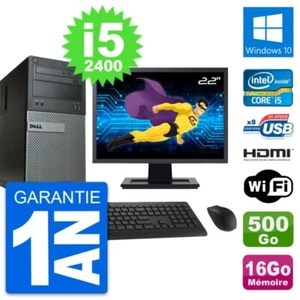 PC tour DELL 390 MT Bildschirm 22 " i5-2400 RAM 16Go Disc 500Go HDMI Windows 10 - Bild 1 von 6