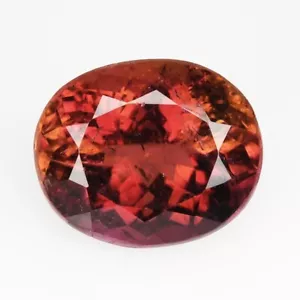 3.150 quilates y 10x8x6 mm _ PIEDRAS PRECIOSAS SUELTAS DE CORTE OVALADA TURMALINA ROSA NATURAL - Imagen 1 de 13