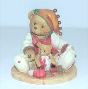 CHERISHED TEDDIES FIGURINE MERI HANDSEWN HOLIDAYS ELF SEWING BEAR NIB 141135 - Picture 1 of 7