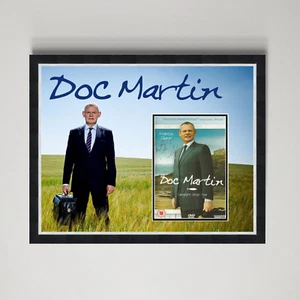 Martin Clunes - Doc Martin Hand Signed Authentic Autograph Framed Display - Picture 1 of 2