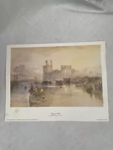 Caernarfon Castle von J M W Turner Kunstdruck ungerahmt - Bild 1 von 5