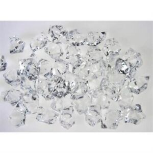 Roches de glace acryliques transparentes pour charges de vase ou dispersions de table décorations de fête