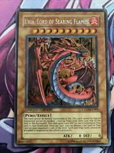 CT03-EN005 Uria, Lord Of Searing Flames Secret Rare Limited Edition VLP (PC) - Picture 1 of 2