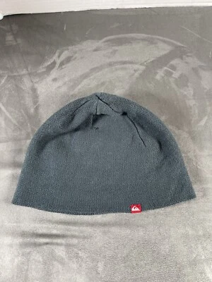 Gorro gorra calavera Quiksilver gris envejecido vintage se adapta hasta 7 3/8 Foto 1 de 4
