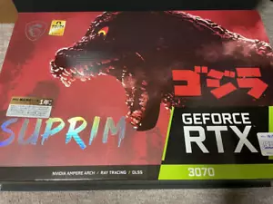 MSI GeForce RTX 3070 SUPRIM SE 8G LHR x GODZILLA Graphics Board VD7771 Japan - Picture 1 of 2