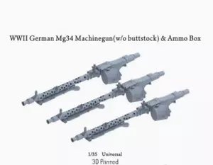 1: 35 German MG34 Vehicle Mounted Without Gunstock Machine Gun Resin Model - Picture 1 of 5