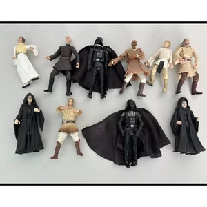 Konvolut Star Wars Figuren Darth Vader Imperator Skywalker Jedi & andere Lot 10 Stück - Bild 1 von 17