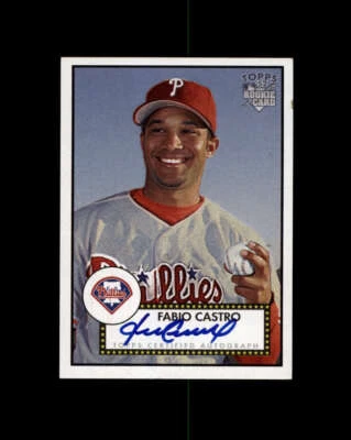 2006 Topps '52 Signatures #FC Fabio Castro G (ref 164040) - Image 1 of 2