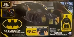 DC Comics Remote Control Batmobile W/ Batman Figure 1:20 Scale NEW RARE AWESOME - Picture 1 of 10
