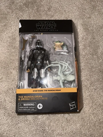 Hasbro Star Wars Black Series 6" Deluxe Mandalorian Grogu Maldo Kreis  New Cover