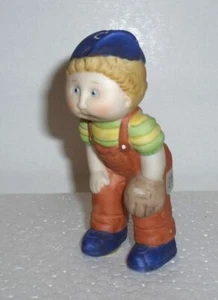 ~CABBAGE PATCH 1984 CERAMIC FIGURINE  ~ BASEBALL-PLAYER~ CUTE - Picture 1 of 4