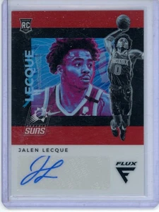 2019-20 Panini Chronicles #FR-JLE Jalen Lecque Flux Rookie Auto Red - Picture 1 of 2