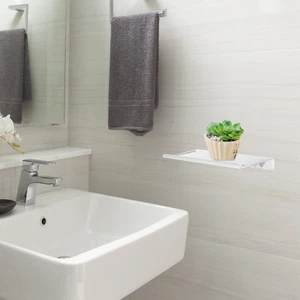 Mobile Phone Tray Bathroom Accessory Trays Stainless Steel Storage - Picture 1 of 10