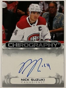 2024/25 UD SP Authentic Nick Suzuki #C-NS Chirography Auto - Picture 1 of 2