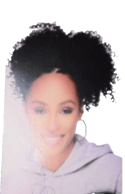 Latched & Hooked On The Go Pineapple Wig With Headband,1 B Basic Black - Image 1 of 4