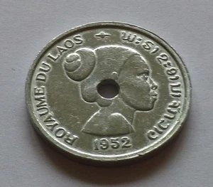 10 centavos Laos 1952 - Imagen 1 de 2