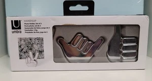 Umbra Handsup Photo Holder 3er Set Peace ThumbsUp Shaka Neu im Karton - Bild 1 von 5