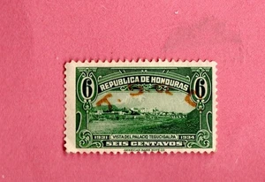 Honduras, Scott 312, Vista del Palacio, 1934, usado - Imagen 1 de 1