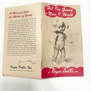 1954 Vogue Ginny Doll Catalog Brochure Booklet Vintage Walker - Picture 1 of 6