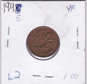1945 Canada One Cent L2 - Picture 1 of 2
