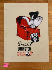 Aesthetic Apparatus - Daniel Johnston First Avenue 19x25 Gig Poster Collage Art - Picture 1 of 10