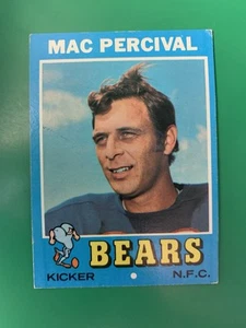 1971 Topps Mac Percival Chicago Bears #176 - Picture 1 of 2