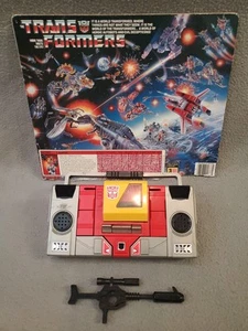 Blaster 100% Complete 1985 Vintage G1 Transformers Boombox w/ Box Back Tech Spec - Picture 1 of 13