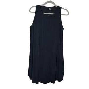 SheBird Tunic Tank Bra Dress Sleeveless Size 5 M/L Black Athletic Stretch Pocket - Picture 1 of 10