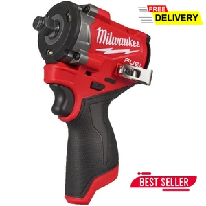 Milwaukee M12FCIWF38G3-0 12V FUEL 3/8" Compact Impact Wrench 746Nm Body Only - Picture 1 of 6