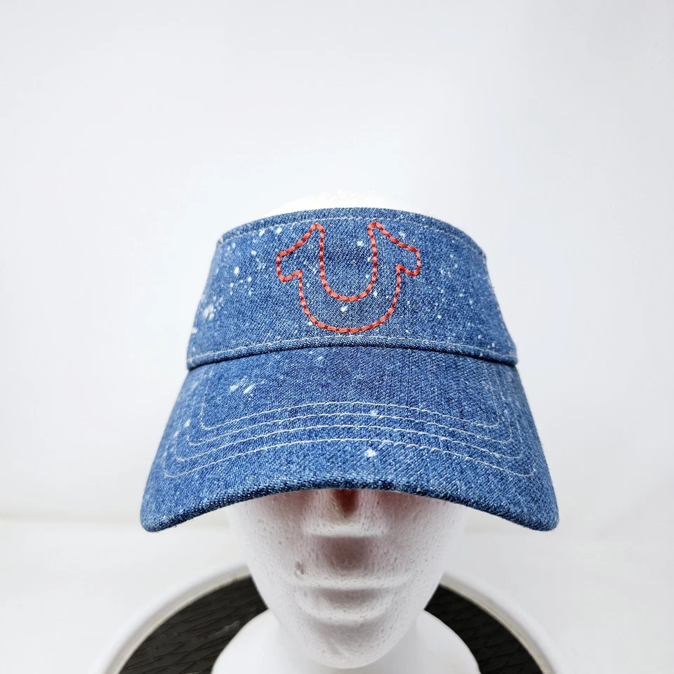 True Religion Denim Lavado a Piedra Visera Ajustable Sombrero Azul Usado Y2K ENVÍO RÁPIDO  Foto 1 de 4