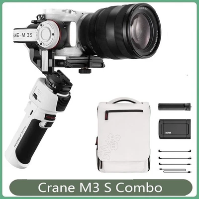 CRANE-M3S COMBO Handheld 3- Gimbal Stabilizer Built-in - Image 1 of 4