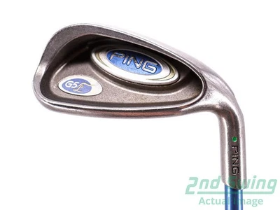 Ping G5 Ladies Single Iron 9 Iron Graphite Ladies Right Green Dot 35.5in - Image 1 of 4