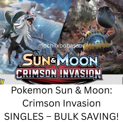 Pokemon TCG Sun & Moon: Crimson Invasion - SINGLES! BULK SAVING! - Image 1 of 1