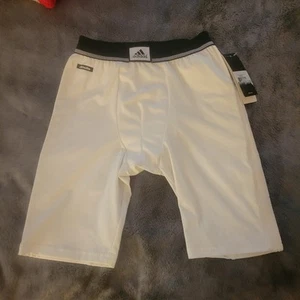 NWT Adidas Performance Mens Incite Slider No Cup White Climalite Medium - Picture 1 of 13